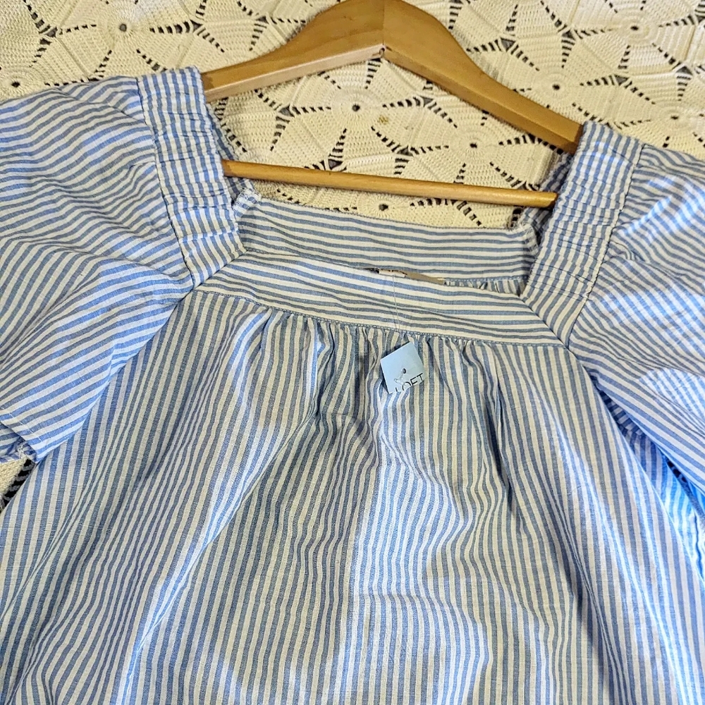 LAST CHANCE loft • nwt coastal grandma blouse